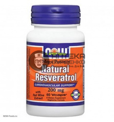 Фото товара NOW Natural Resveratrol – Ресвератрол - БАД