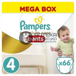 Фото товара Памперс (pampers) трусики premium care pants maxi 9-14 кг. 66 шт.