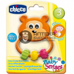 Фото товара Chicco Игрушка-погремушка Мишка 72362