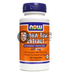 Фото товара NOW EGCg green Tea Extract - Экстракт зелёного чая в капсулах - БАД
